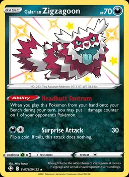 Galarian Zigzagoon #SV078