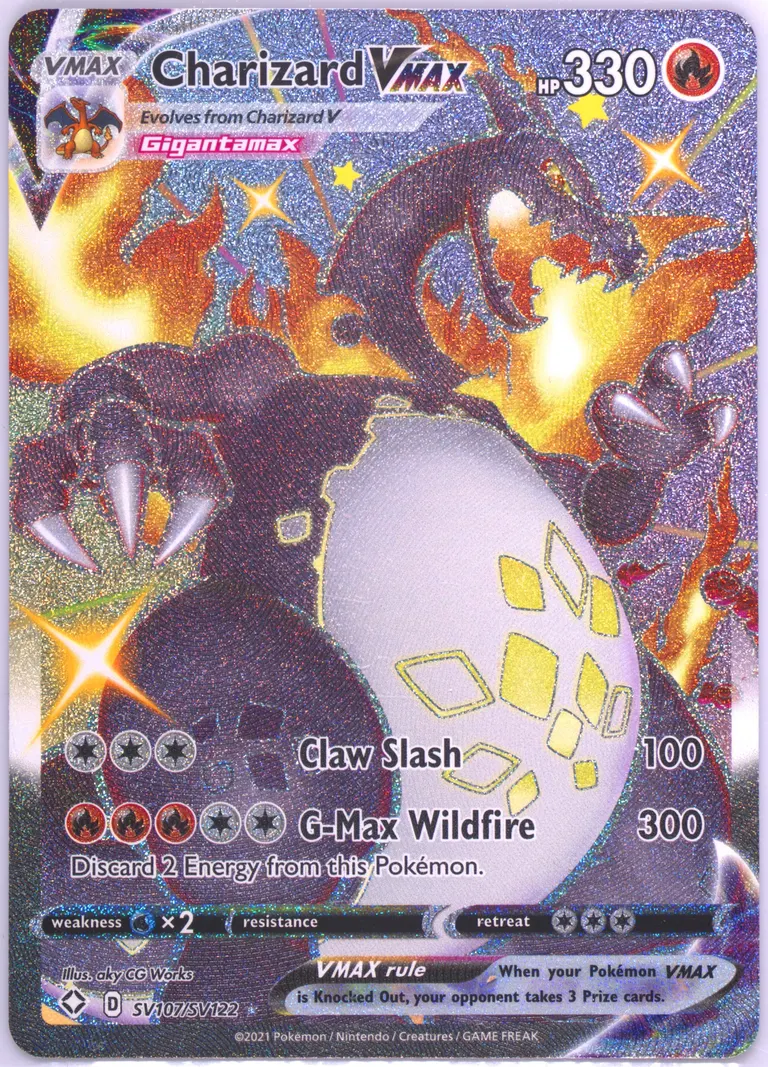 Charizard VMAX card photo