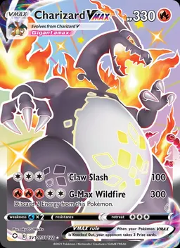 Charizard VMAX card scan