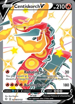 Centiskorch V card photo