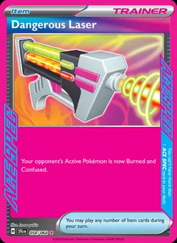 Dangerous Laser card photo