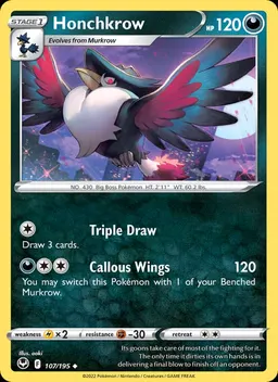 Honchkrow #107