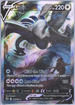 Lugia V card photo