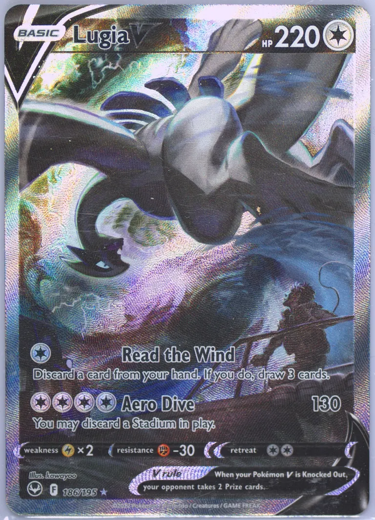 Lugia V card photo