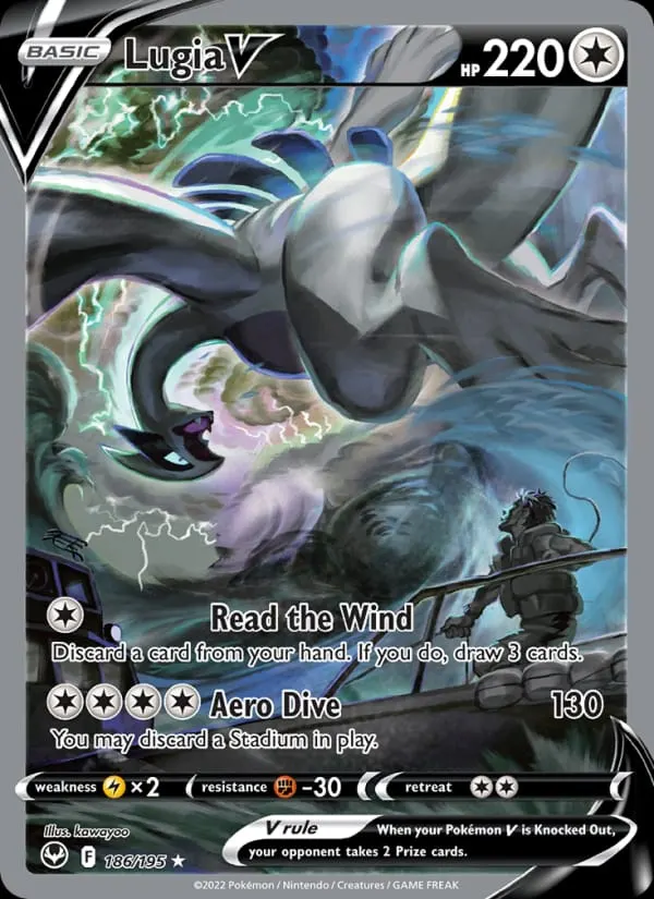 Lugia V card photo