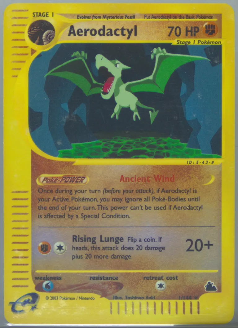 Aerodactyl card photo