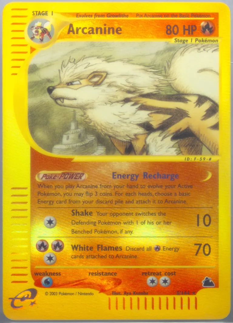 Arcanine card photo