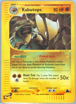 Kabutops card photo