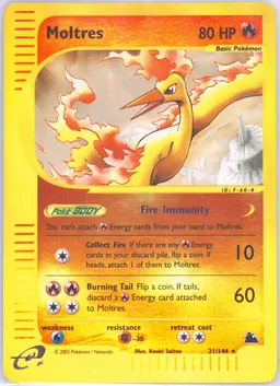 Moltres card photo