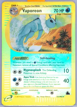 Vaporeon card photo