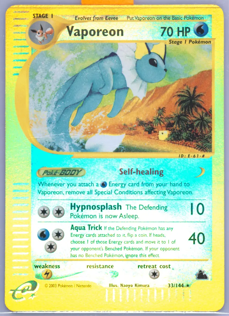 Vaporeon card photo