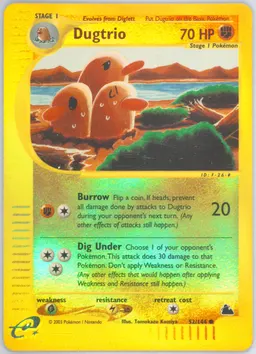Dugtrio card photo
