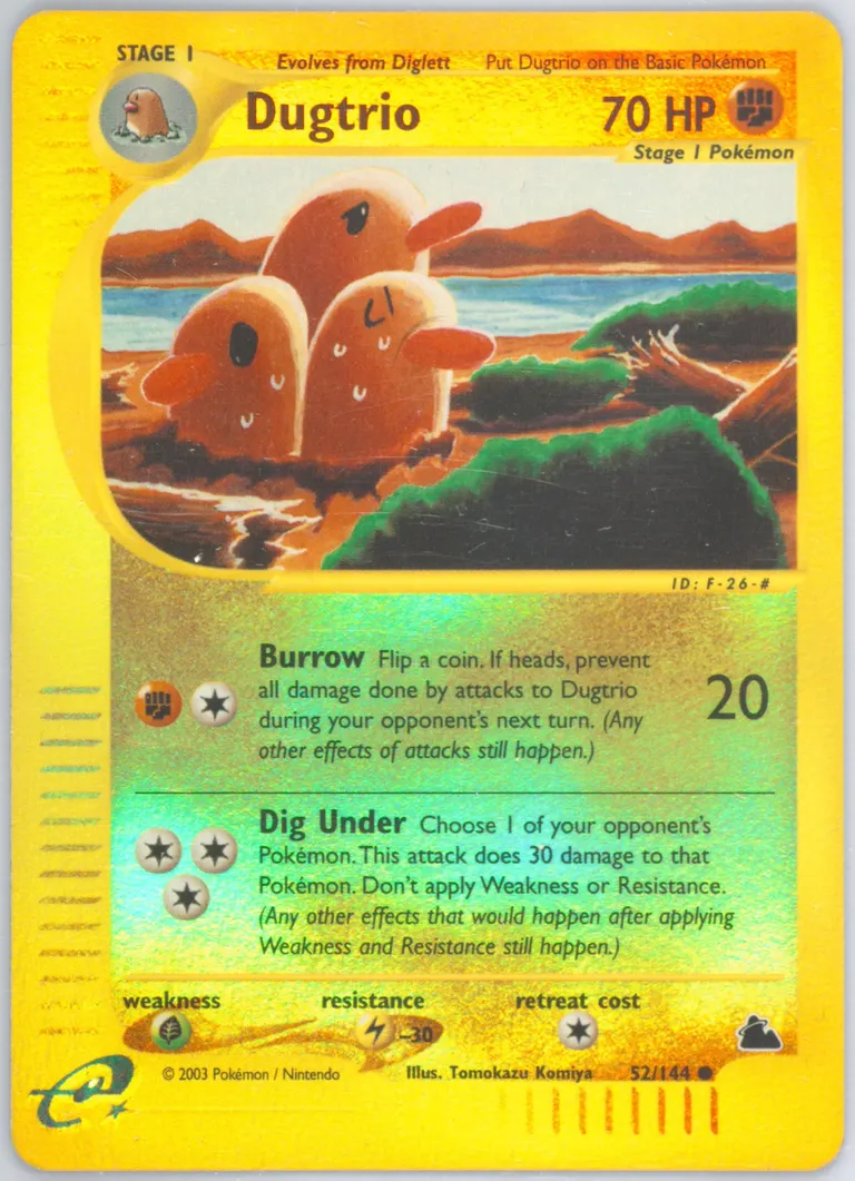 Dugtrio card photo