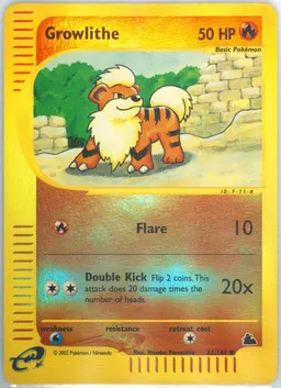 Growlithe card photo