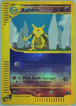 Kadabra card photo
