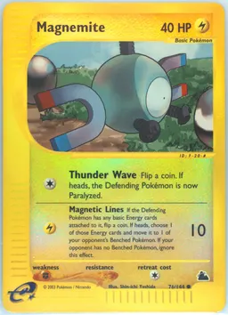 Magnemite card photo