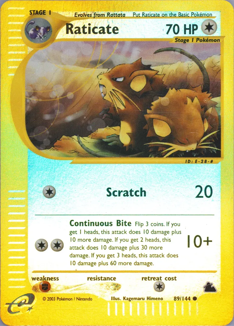 Raticate card photo