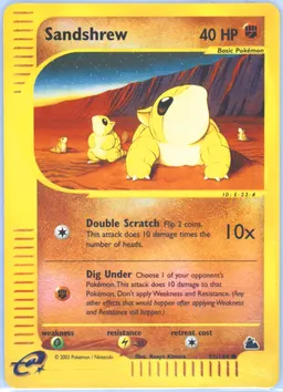 Sandshrew card photo