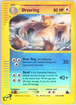 Ursaring card photo