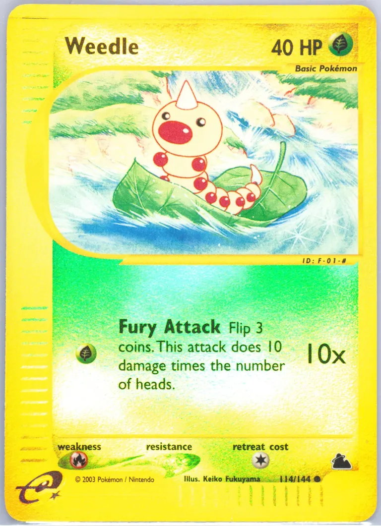 Weedle card photo