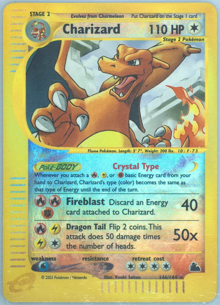 Charizard card photo