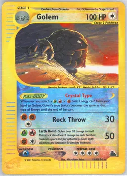 Golem card photo