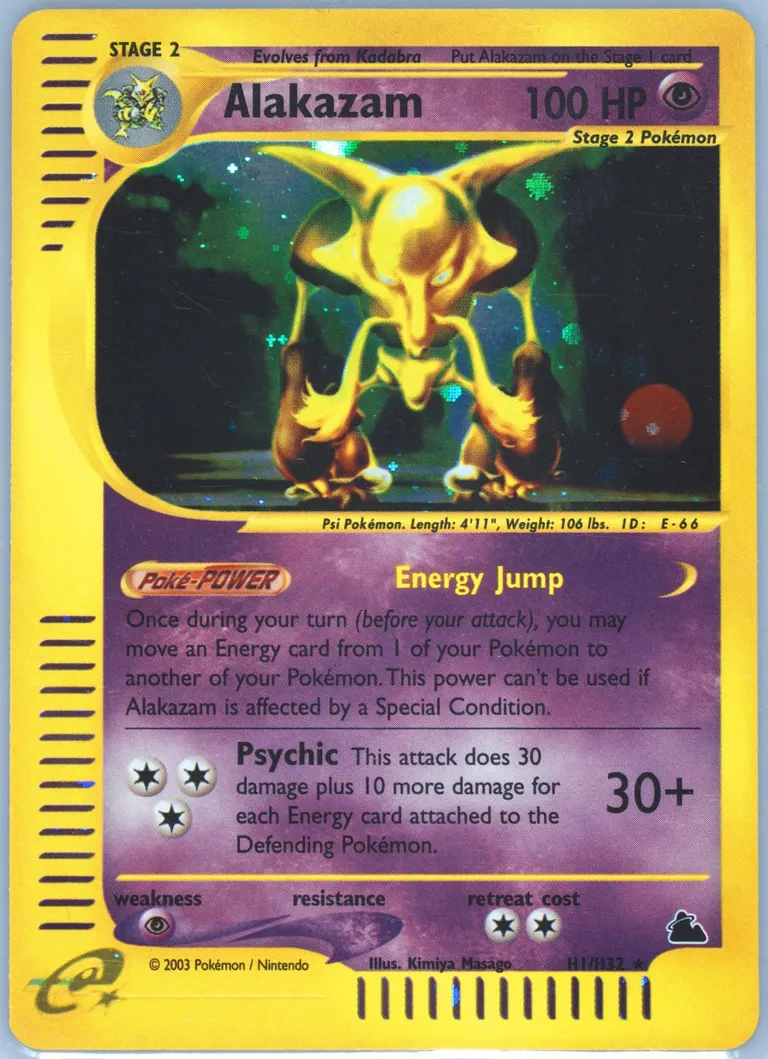 Alakazam card photo