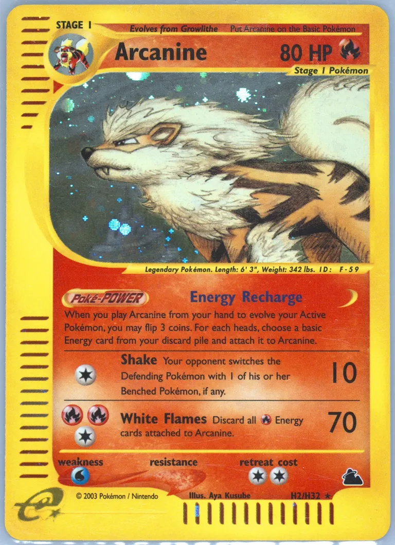 Arcanine card photo