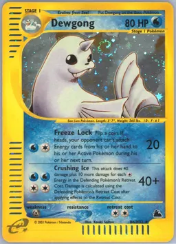 Dewgong card photo