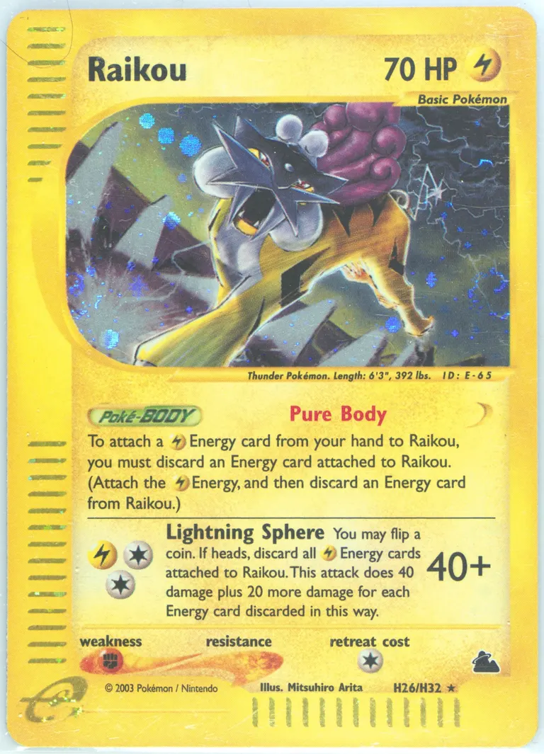 Raikou card photo