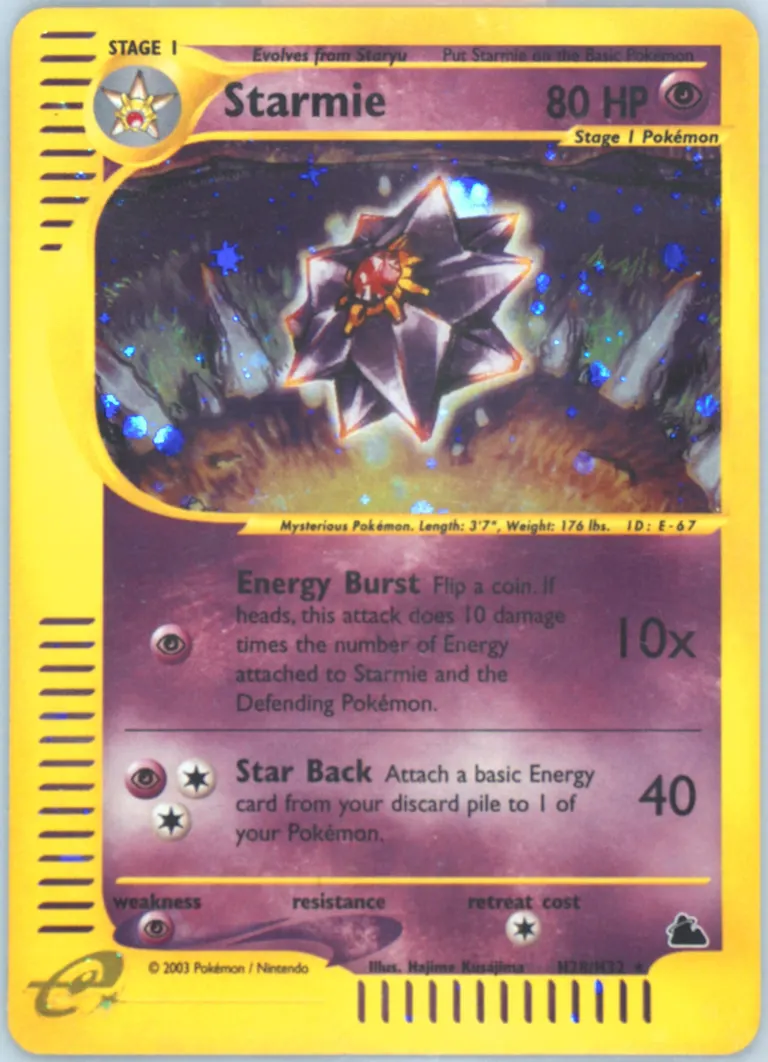 Starmie card photo