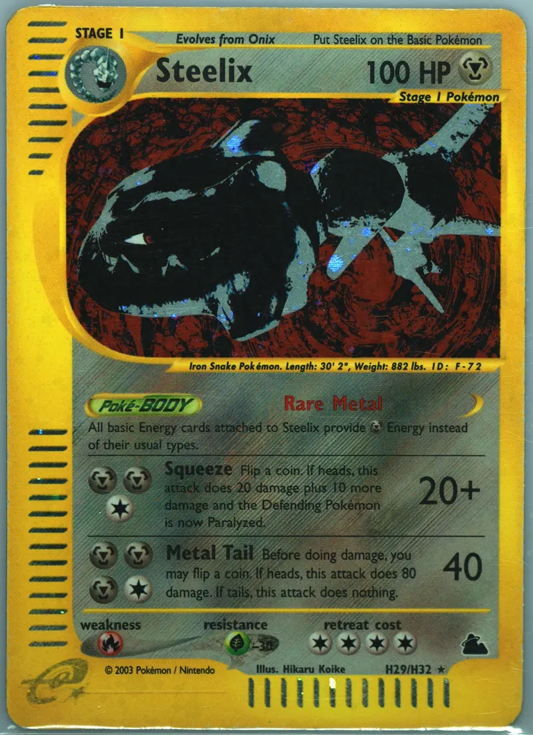 Steelix card photo