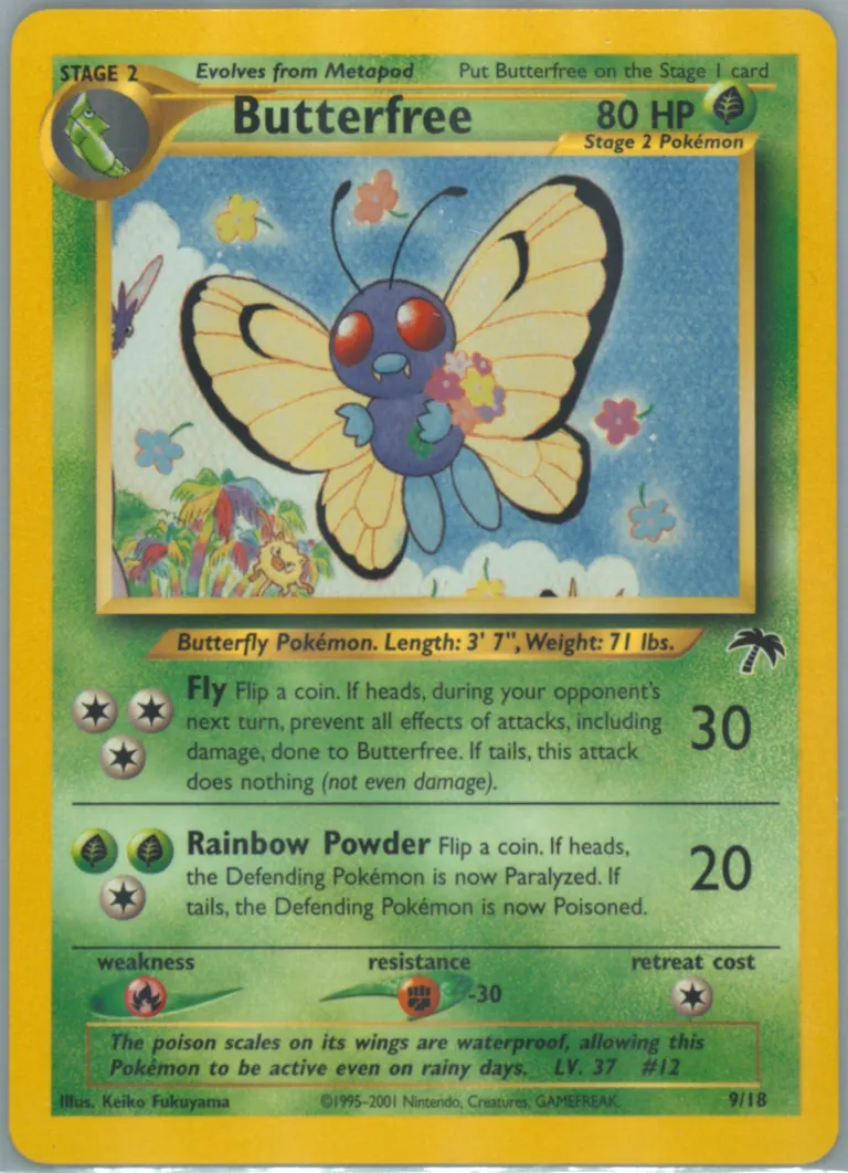 Butterfree card photo