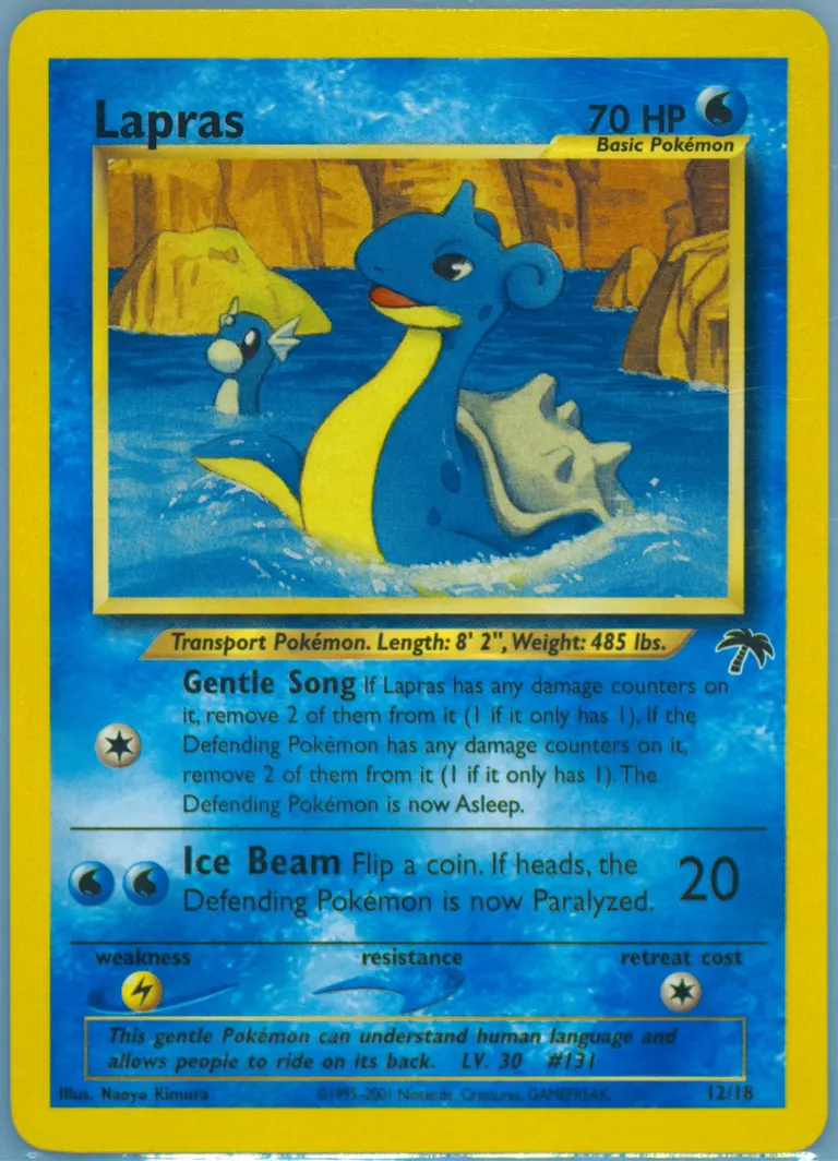 Lapras card photo