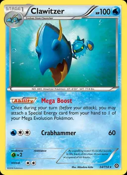 Clawitzer card photo