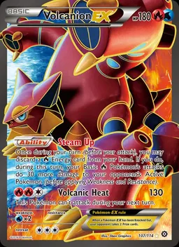 Volcanion EX card photo