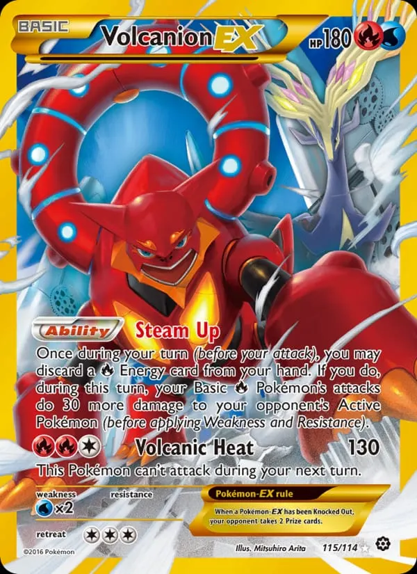 Volcanion EX card photo