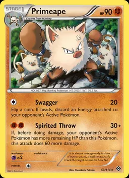 Primeape card photo