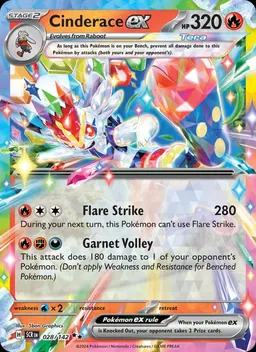 Cinderace ex card photo