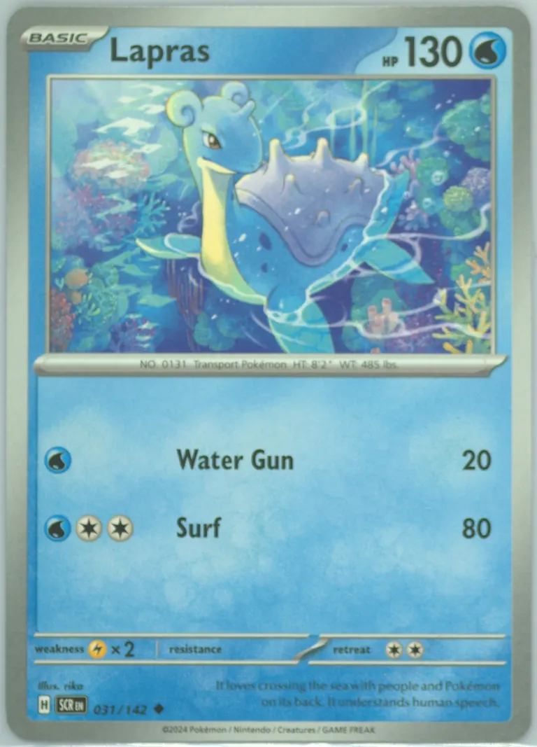Lapras card photo