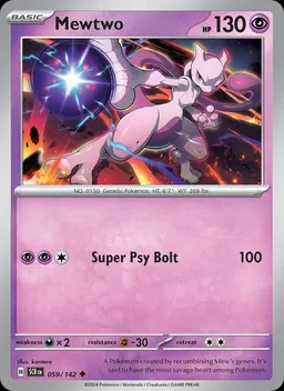Mewtwo card photo