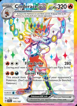 Cinderace ex card photo