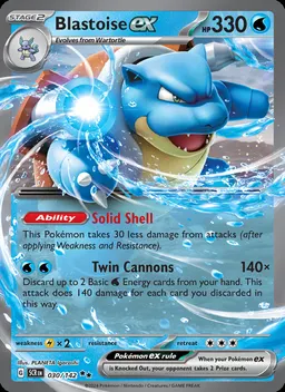 Blastoise ex card photo