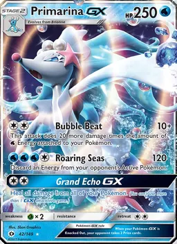 Primarina GX card photo