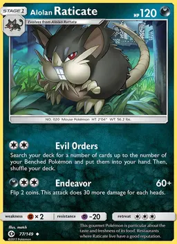 Alolan Raticate #77