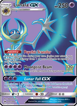 Lunala GX card photo