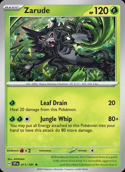 Zarude card photo