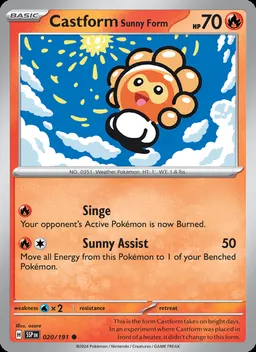 Castform Sunny Form #20