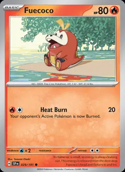 Fuecoco card photo