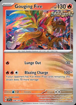 Gouging Fire card photo